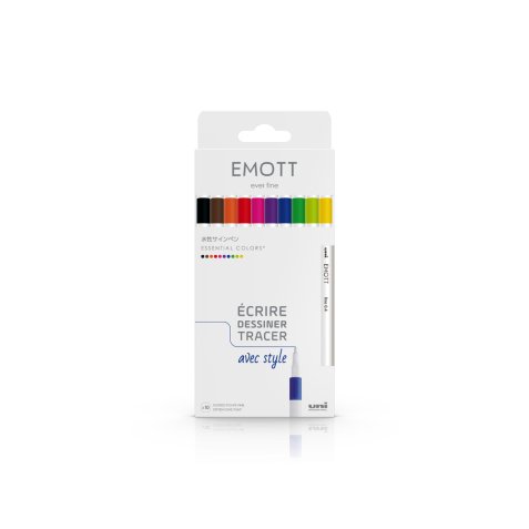 Feutre EMOTT, set de 10 'Essential Colors'