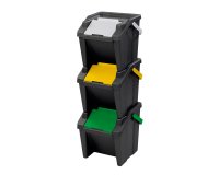 CEP Système de tri des déchets 'Tower', 30 litres, lot de 3