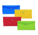 Pochette pression Iderama en polypropylène - Couleurs assorties