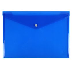 Pochette pression Iderama en polypropylène - Couleurs assorties