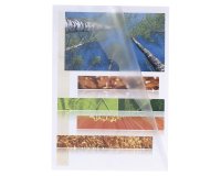 Sachet 100 pochettes polypropylène lisse 12/100e - A5 - Cristal