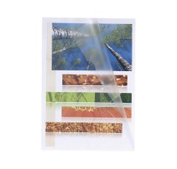 Sachet 100 pochettes polypropylène lisse 12/100e - A5 - Cristal
