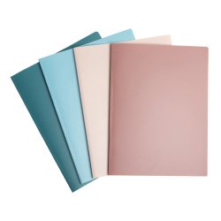 Protège-documents semi-rigide en PP recyclé 60 vues Skandi - Couleurs assorties