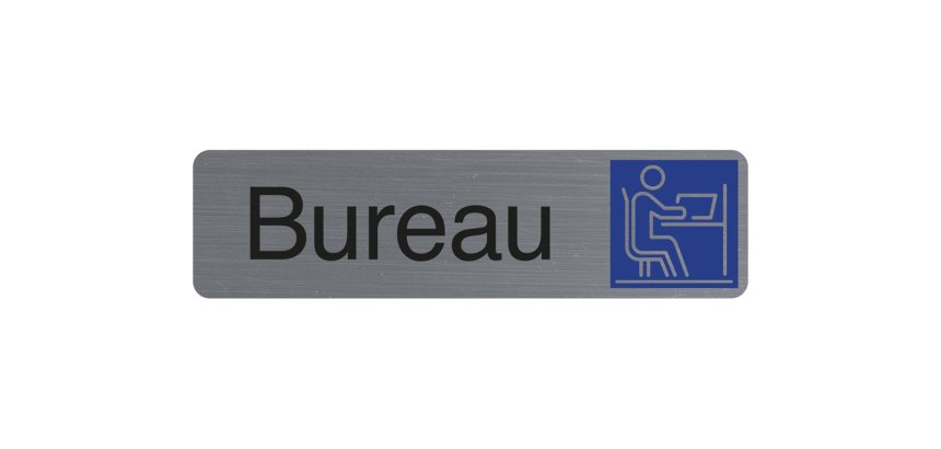 Plaque de signalisation 'Bureau'
