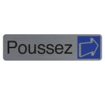 Plaque de signalisation 'Poussez'