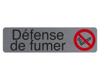 Plaque de signalisation 'Défense de fumer'