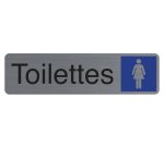 Plaque de signalisation 'Toilettes Dame'