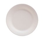 50 Assiettes en carton rondes, 23 cm - Blanc