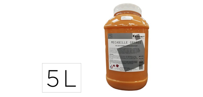 Gel coldis sans solvant pour les mains a base de           micro-billes pot 5l