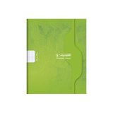 Cahier piqure clairefontaine 7000 couverture souple pp     17x22cm 96p seyes 70g coloris vert