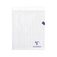 Cahier piqure clairefontaine 7000 couverture souple pp     17x22cm 96p seyes 70g         incolore