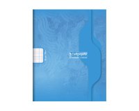 Cahier piqure clairefontaine 7000 couverture souple pp     21x29,7cm 96p seyes 70g       coloris bleu