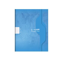 Cahier piqure clairefontaine 7000 couverture souple pp     21x29,7cm 96p seyes 70g       coloris bleu
