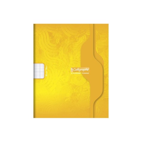 Cahier piqure clairefontaine 7000 couverture souple pp     21x29,7cm 96p seyes 70g       coloris jaune