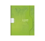 Cahier piqure clairefontaine 7000 couverture souple pp     21x29,7cm 96p seyes 70g       coloris vert