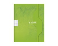 Cahier piqure clairefontaine 7000 couverture souple pp     21x29,7cm 96p seyes 70g       coloris vert
