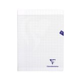 Cahier piqure clairefontaine 7000 couverture souple pp     21x29,7cm 96p seyes 70g       incolore
