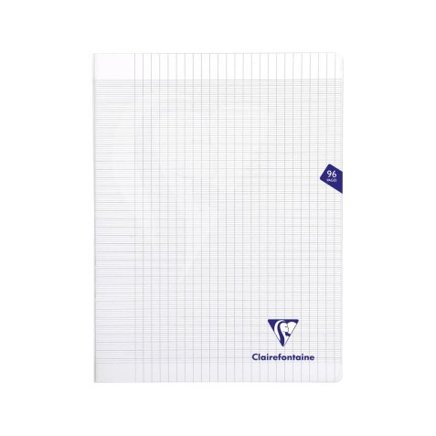Cahier piqure clairefontaine 7000 couverture souple pp     21x29,7cm 96p seyes 70g       incolore