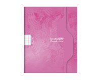Cahier piqure clairefontaine 7000 couverture souple pp     24x32cm 96p seyes 70g coloris rouge