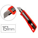 Cutter large xd-190 q-connect plastique abs lame interchangeable acier carbone 18mm avec guide lame blocage par molette
