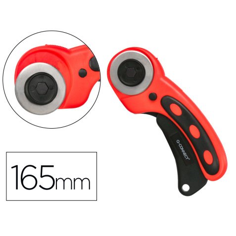 Cutter rotatif q-connect lame circulaire 45mm 22x56x165mm