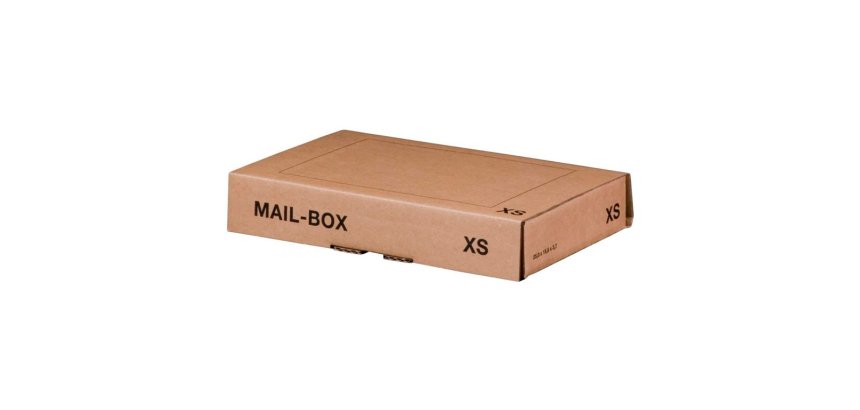 Boite expedition postale logistipack kraft format xs   coloris brun