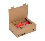 Boite expedition postale logistipack kraft format s    coloris brun