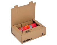 Boite expedition postale logistipack kraft format s    coloris brun