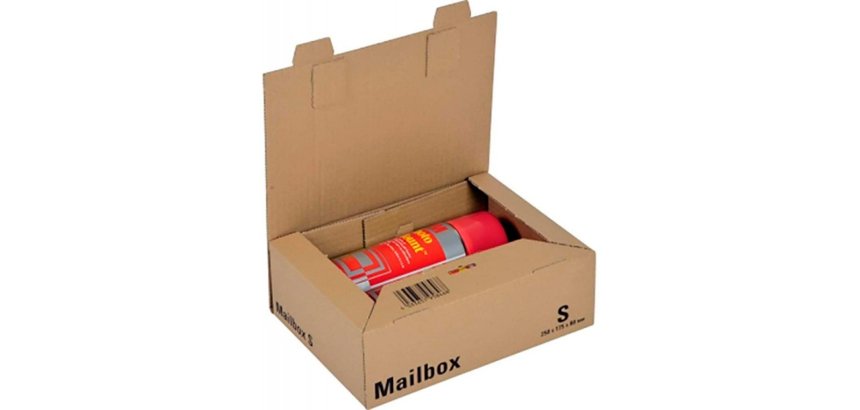 Boite expedition postale logistipack kraft format s    coloris brun