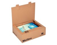 Boite expedition postale logistipack kraft format m    coloris brun