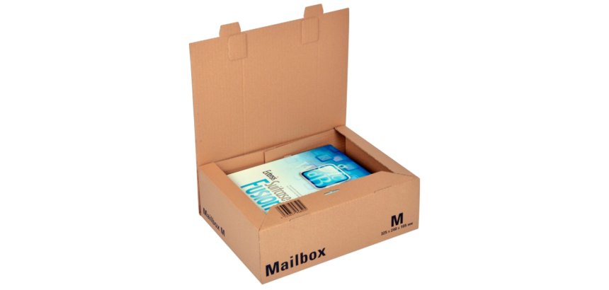 Boite expedition postale logistipack kraft format m    coloris brun