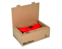 Boite expedition postale logistipack kraft format l    coloris brun