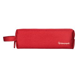 Fourre-tout liderpapel 1 compartiment avec anse 21x7cm coloris rouge