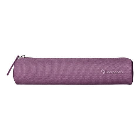 Fourre-tout liderpapel rond mince 22x4,5cm coloris mauve  poudre