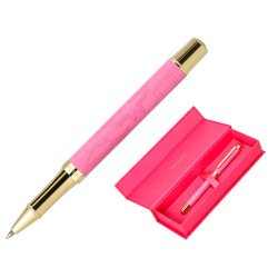 Roller belius wild west aluminium encre noire coloris rose dore boite design