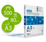 Papier greening a3 80g blanc ramette 500 feuilles