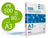 Papier greening a3 80g blanc ramette 500 feuilles