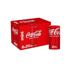 Coca-cola regular frigo slimcan 20cl pack 24 unites