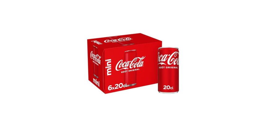 Coca-cola regular frigo slimcan 20cl pack 24 unites