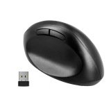Souris q-connect optique sans fil ergonomique vertical dpi  800/1200/1600 piles aa        coloris noir