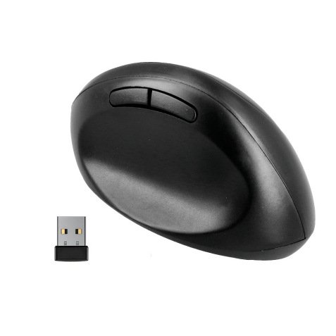 Souris q-connect optique sans fil ergonomique vertical dpi  800/1200/1600 piles aa        coloris noir