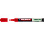Marqueur edding 50 ecoline peinture base eau pointe      ogive 2/3mm coloris rouge