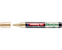 Marqueur edding 50 ecoline peinture base eau pointe      ogive 2/3mm coloris or