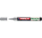 Marqueur edding 50 ecoline peinture base eau pointe      ogive 2/3mm coloris argent