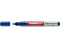 Marqueur edding 51 ecoline peinture base eau pointe      ogive 1/2mm coloris bleu