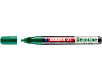 Marqueur edding 51 ecoline peinture base eau pointe      ogive 1/2mm coloris vert