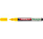 Marqueur edding 51 ecoline peinture base eau pointe      ogive 1/2mm coloris jaune