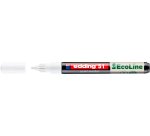 Marqueur edding 51 ecoline peinture base eau pointe      ogive 1/2mm coloris blanc