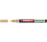 Marqueur edding 51 ecoline peinture base eau pointe      ogive 1/2mm coloris or