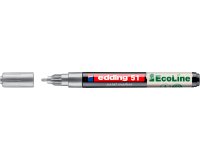 Marqueur edding 51 ecoline peinture base eau pointe      ogive 1/2mm coloris argent